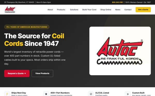 AUTAC Coil Cords